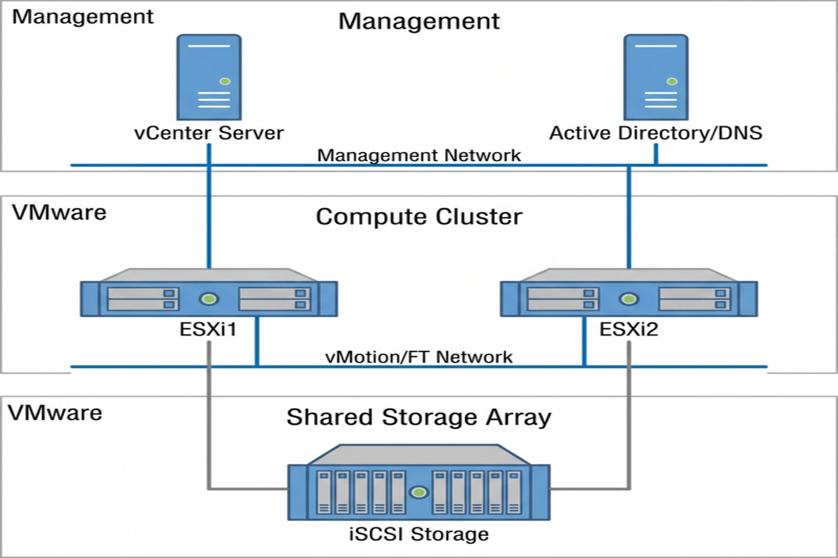 VMware vSphere Architecture Diagram